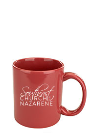 11 oz personalized coffee mug - Coral11 oz personalized coffee mug - Coral