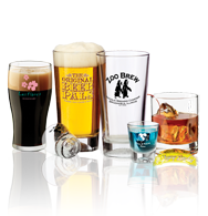 Personalized Bar and Pub Glasses
